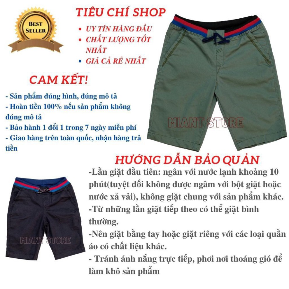 (Big Size) Quần Short Nam Kaki Lưng Thun, Quần Short Kaki Nam Chất co Giãn