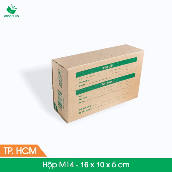 M14 - 16x10x5 cm - 25 Thùng hộp carton đóng hàng