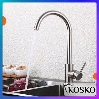 Vòi rửa bát nóng lạnh inox 304 (Tặng 2 dây cấp)vòi rửa chén, vòi rửa chén nóng lạnh tăng áp (video thật100%)