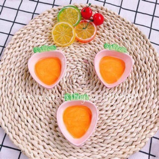 Bát sứ hình cà rốt mini cho bé ăn dặm kiểu Nhật