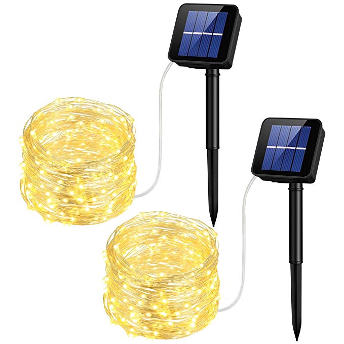 Dây đèn 100 led chống thấm nước dài 10m để trang trí ngoài trời