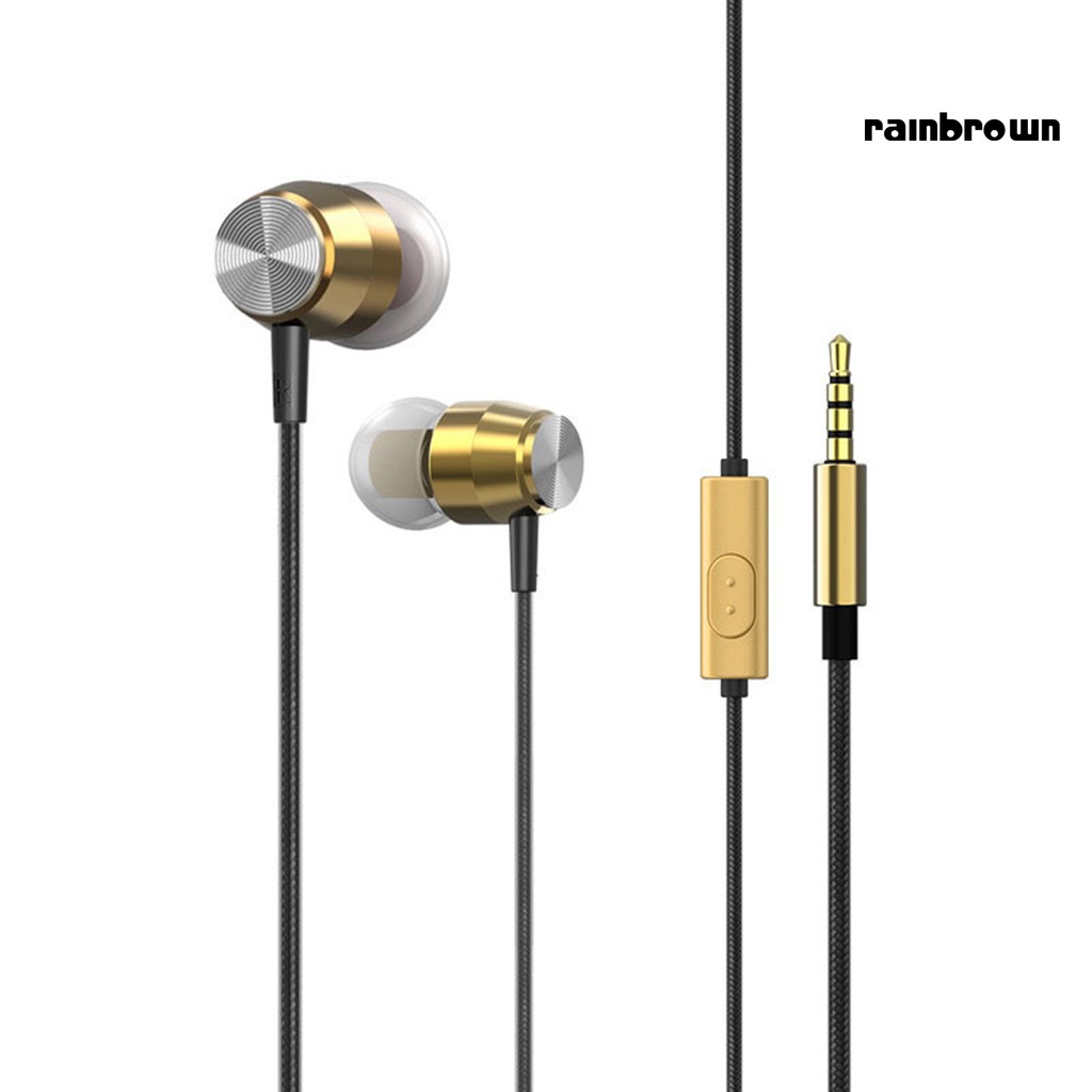 Tai Nghe Nhét Tai Jack 3.5mm Bass Trầm Có Micro Tiện Dụng