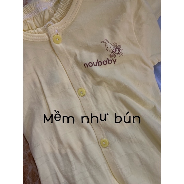 Bộ cộc thông hơi, vải thun lạnh Noubaby