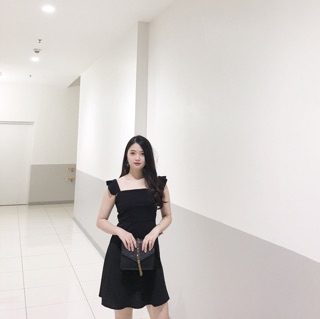 [HÀNG ORDER] Váy 2 dây bèo nhún