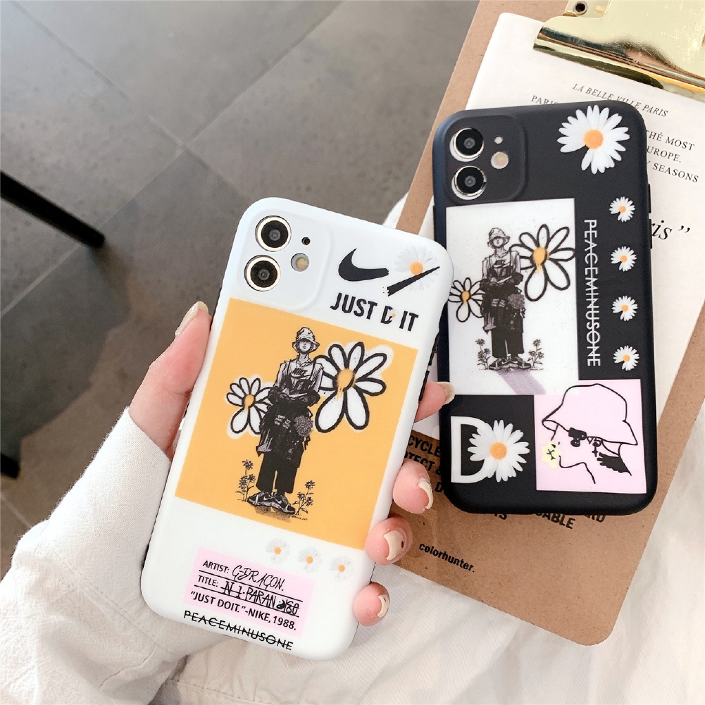 Ốp Điện Thoại Hình Hoa Cúc Xinh Xắn Cho Iphone 7 / 8 + Iphonexs Max Xr 11 Pro 6 | BigBuy360 - bigbuy360.vn