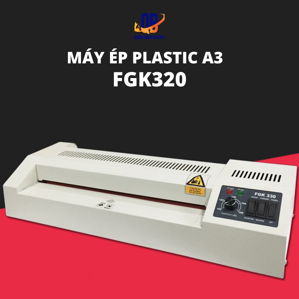 Máy Ép Plastic Khổ A3 FGK320 Cao Cấp | Chuẩn Khổ Lớn - 1 chiếc