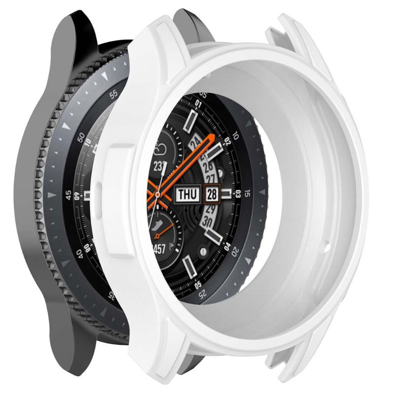 Silicone Shell Protective Frame Cover Skin For Samsung Galaxy Watch 46mm Gear