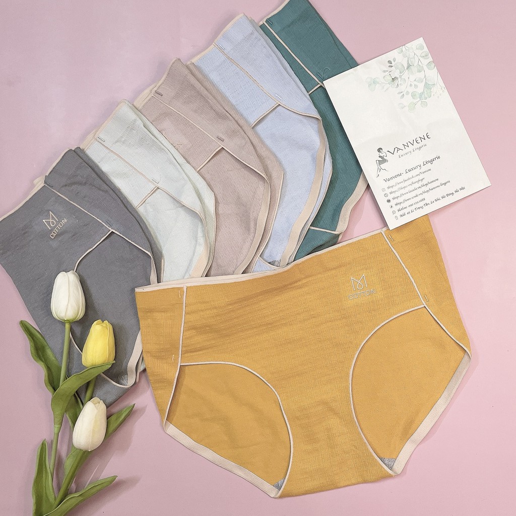 QUẦN LÓT NỮ COTTON SỢI TRE VANVENE CẠP VỪA-KHÔNG ĐƯỜNG MAY-CHỐNG HẰN VIỀN KHÁNG KHUẨN CHỐNG VIÊM NHIỄM ĐỦ SIZE M-XL Q337 | BigBuy360 - bigbuy360.vn