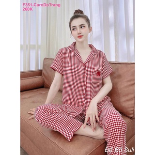 Pijama Lụa Mango Cao Cấp Dài F351 - Đồ Bộ Suli