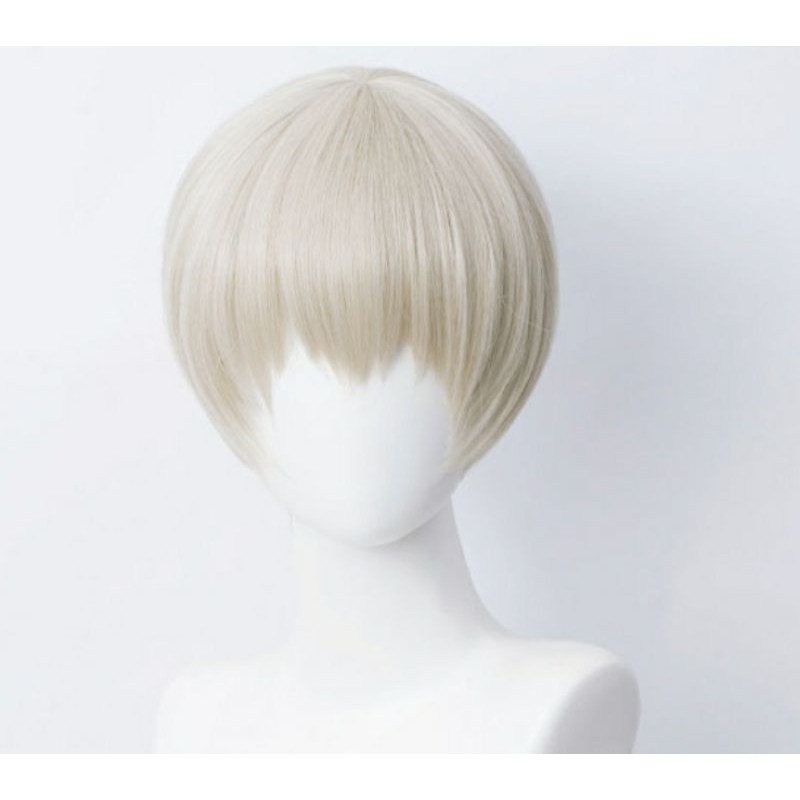[sẵn] Wig/tóc giả cosplay Toge Inumaki màu vàng trắng sữa - Jujutsu Kaisen tại Miu Cosplay