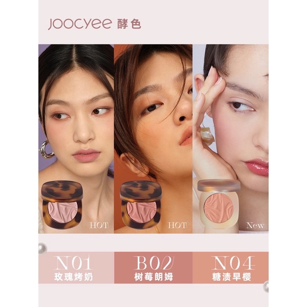 Màu má đủ màu từ baby tới chất trend đặc biệt có má lì tone nâu siêu nên có vì sự thanh lịch độc lạ JOOCYEE