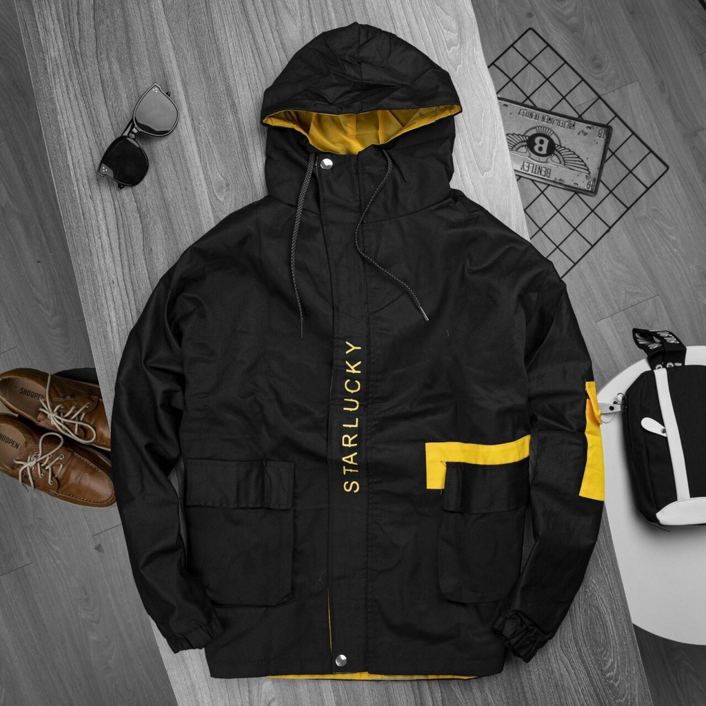 Áo Khoác KAKI LUCKYSTAR❤️phong cách thời trang Hàn Quốc Nam Nữ Đẹp BTS Unisex - AQSTORE