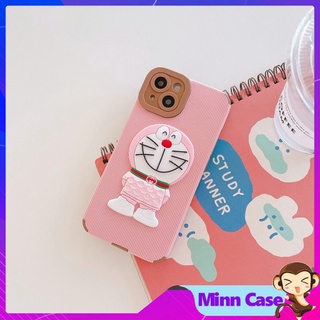 Ốp điện thoại iphone in nổi Doraemon cho ip 7 8 plus XR XSmax 13 12 11 pro max, ốp iphone hoạt hình dễ thương MinnCase