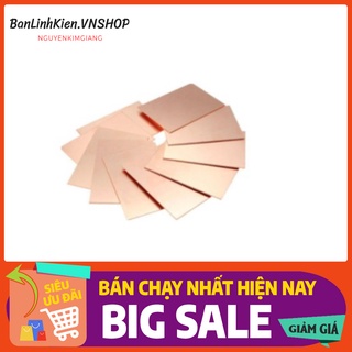 Phíp đồng làm mạch in a4 1 mặt kb gỗ/ phíp đồng fr4 1.6mm 1 mặt a4