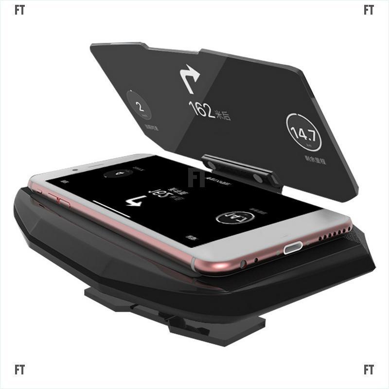 <FT> Car Hud Head Up Navigation Display Phone Holder Mount Gps Projector