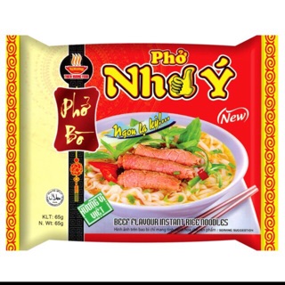 Phở bò Như Ý 65g thùng 30 gói