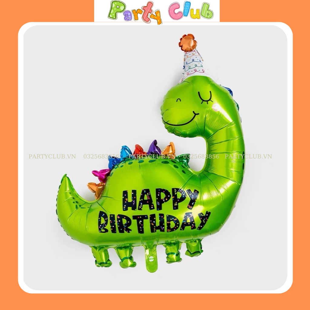 Bóng hình khủng long sinh nhật mẫu mới