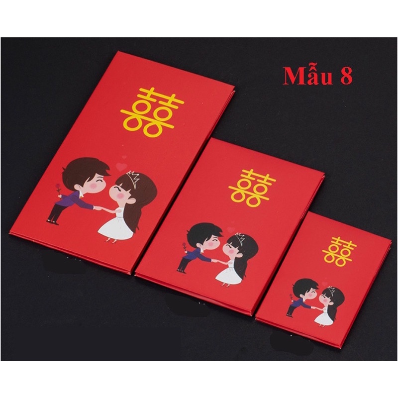 BAO LÌ XÌ ĐÁM CƯỚI 1 XẤP 10 CÁI