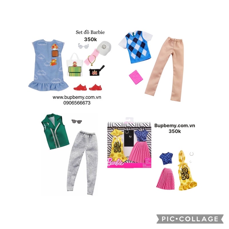 Quần áo búp bê Ken mới nguyên box.