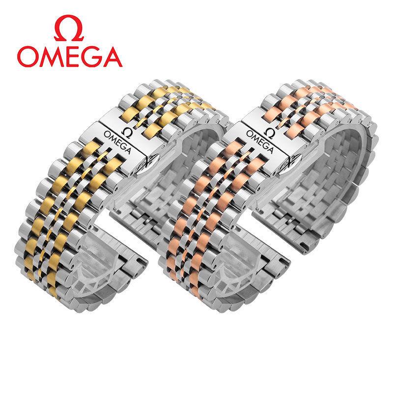 ♞●Dây Đeo Thay Thế Bằng Thép Không Gỉ Cho Đồng Hồ Omega Omega 424 Series 1
