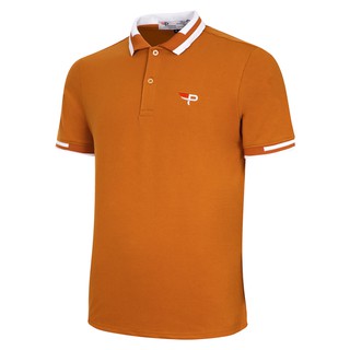 Áo thun nam cổ bẻ Pigofashion phối bo cao cấp AHT26 chọn màu