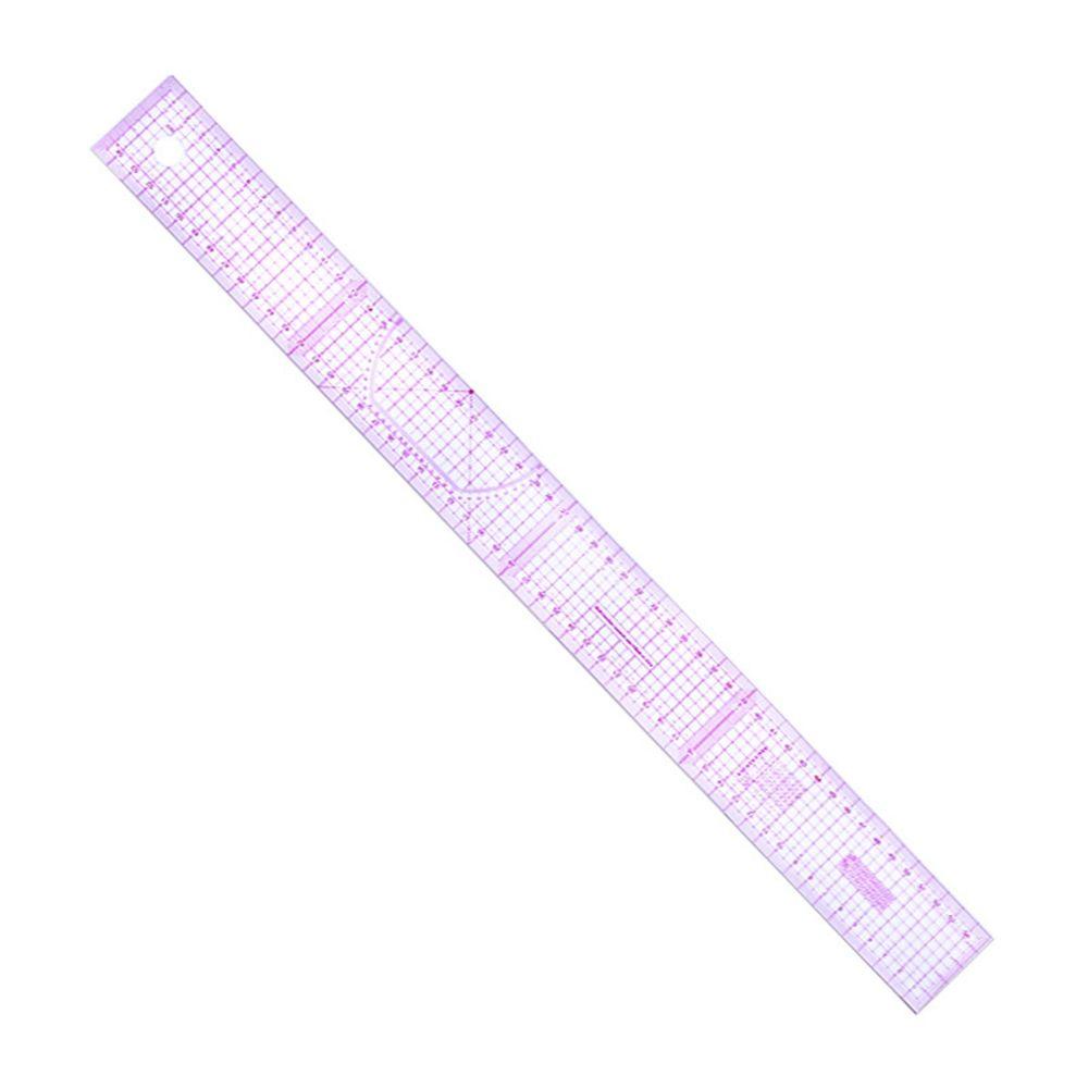 Thước Đo Trong Suốt 54Cm Chuyên Dụng Cho Thợ May|Thước Đo Cắt Vải Chuyên Dụng Cho May Vá