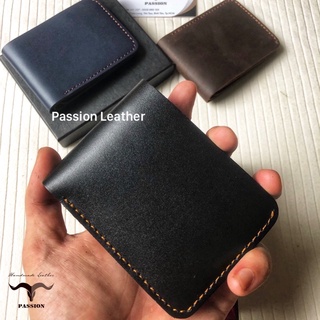 Ví Nam Handmade Da Bò Thật - Chất liệu Da Bò nhập khẩu được may thủ công tỉ mỉ có 3 màu -  VN05 - Ví Ngang
