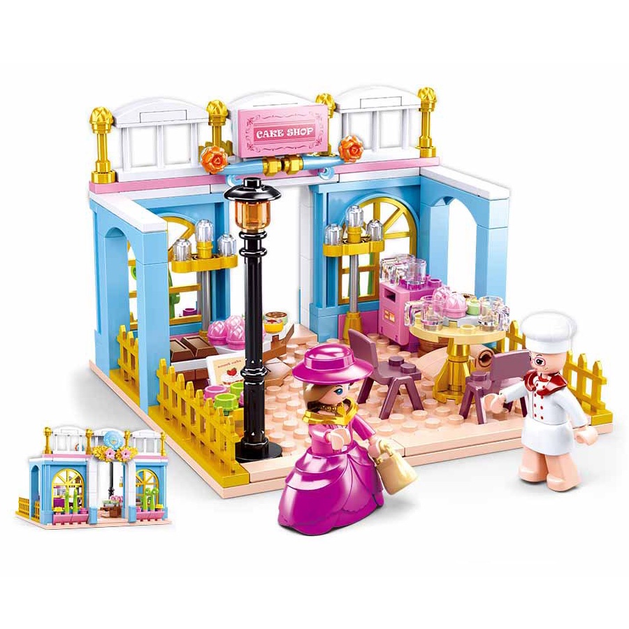 Đồ chơi lego cho bé gái Lego Friends Mẫu Cafe Shop với 199 chi tiết nhựa ABS