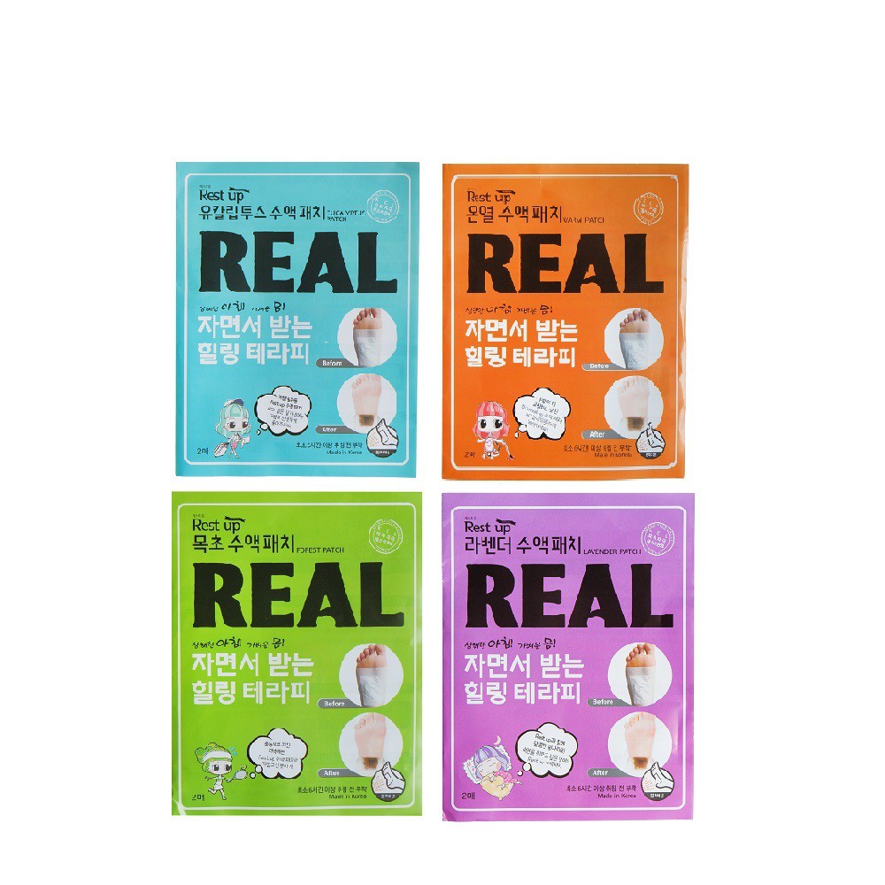 Miếng Dán Thải Độc Chân Rest Up Patch Real