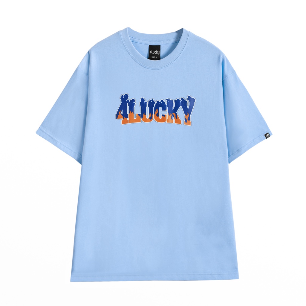 Áo phông rộng nam nữ 4lucky 6011 - unisex form rộng oversize streetwear