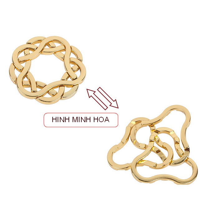 Đồ chơi trí tuệ_Thử thách trí não_The Sun - Hanayama Puzzle_Hack não &amp; Xoắn não_IQ Toys_Giải đố_Thông minh_Phát triển