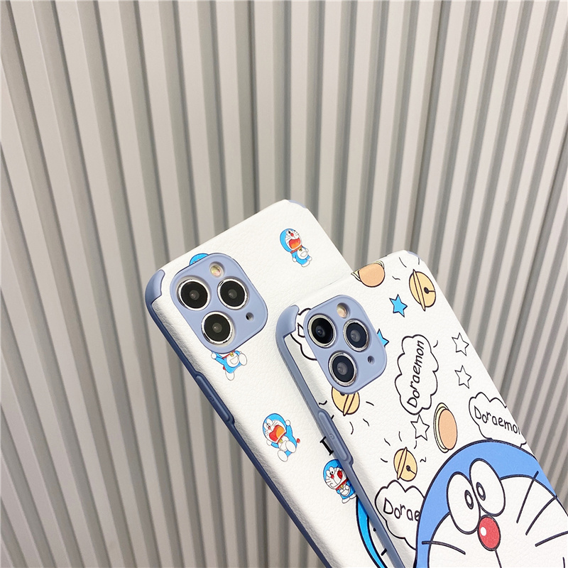 ốp điện thoại Mềm In Họa Tiết Doraemon Cho Iphone 12 Pro Max 11 X Xr 7 8 Plus Xs Max Se 2020