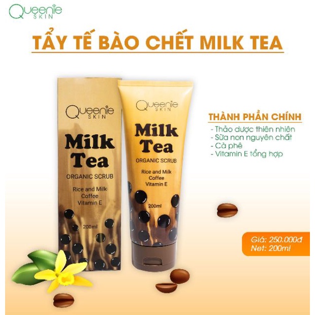 TẨY TẾ BÀO CHẾT TRÂN CHÂU ĐƯỜNG ĐEN QUEENIE_SKIN 200ml  [ Hàng Chính Hãng]