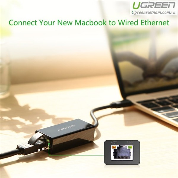 Cáp USB 3.1 Type C to Lan Ugreen 30287 cao cấp