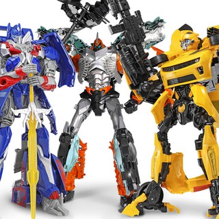 Transformers Đồ chơi mô hình ô tô khủng long robot Optimus Prime Hornet trẻ em ngoại cỡ cậu bé