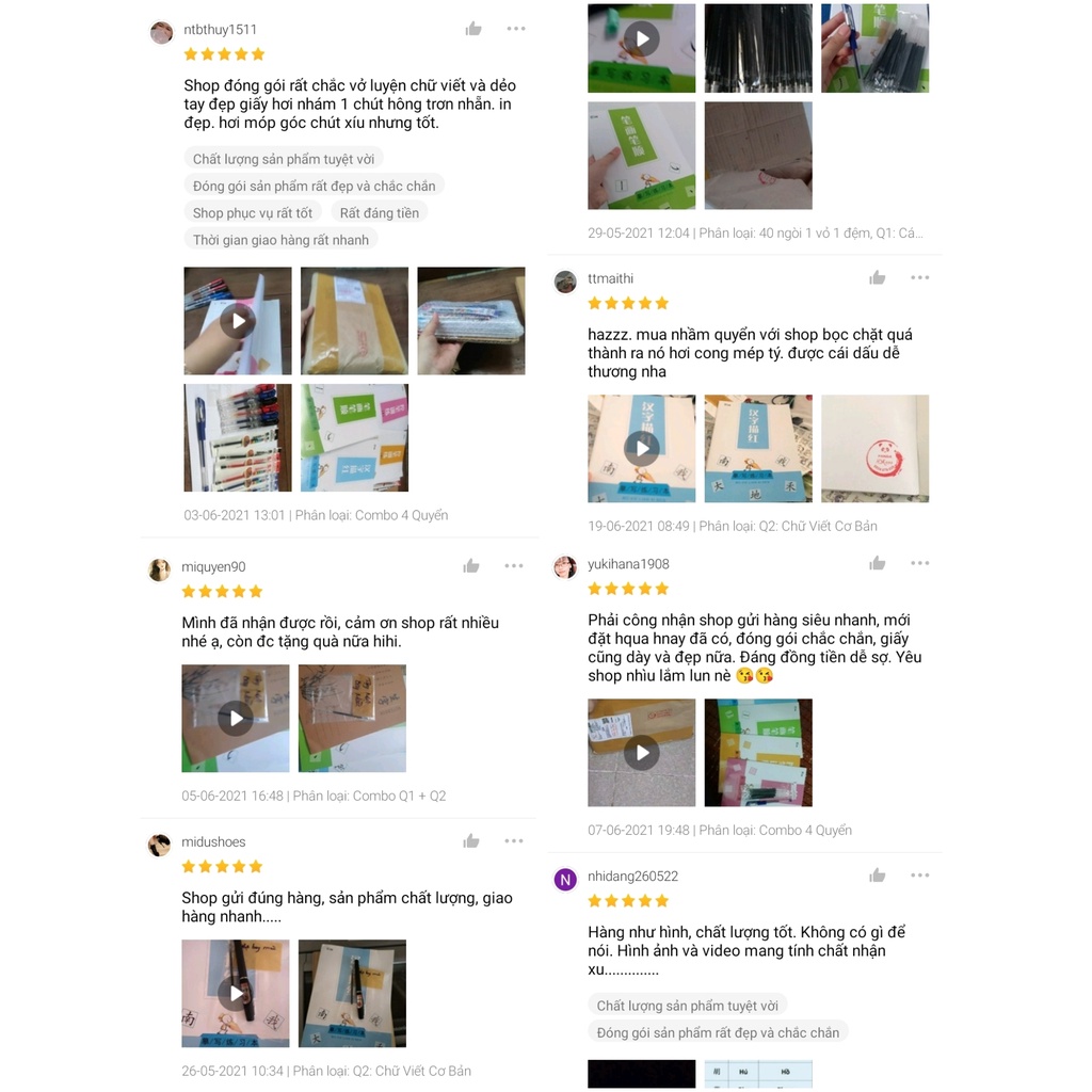 Vở Luyện Dẻo Tay, Luyện Các Nét Căn Bản Trong Tiếng Trung, Luyện Viết Chữ Đẹp