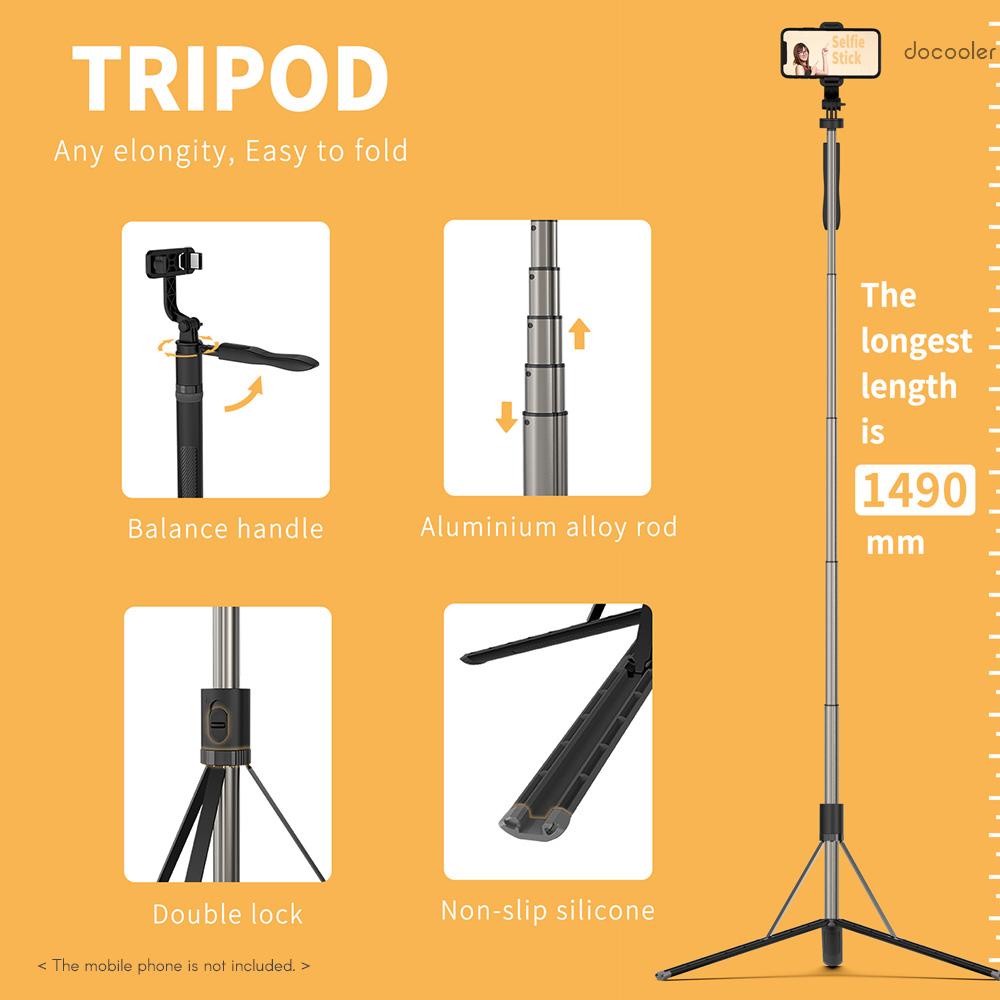 Gậy Tự Sướng Có Thể Kéo Dài 149cm Cho Điện Thoại Ios & Android | BigBuy360 - bigbuy360.vn