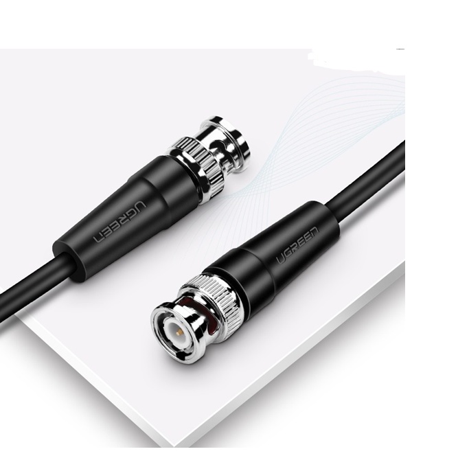 Cáp âm thanh SDI chuẩn HD-SDI màu Đen Ugreen 50928 50927 50926 50925 SP103 - hàng chính hãng