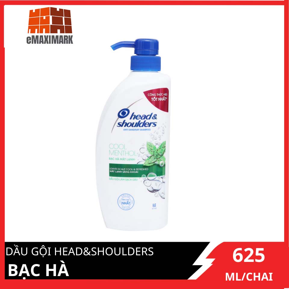 Dầu gội Head&Shoulders Bạc hà 625ml