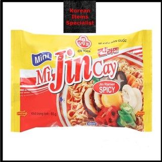 Ottogi mì jin cay mini 80 gam mì ramyun hàn quốc 오뚜기 미니 진라면 매운맛 80g