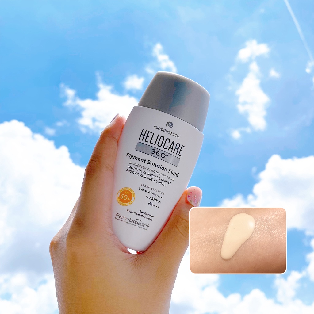 Kem Chống Nắng Cho Da Nhạy Cảm Heliocare 360 Water Gel, Pigment Solution, Mineral Tolerance Fluid, MD A-R Emulsion