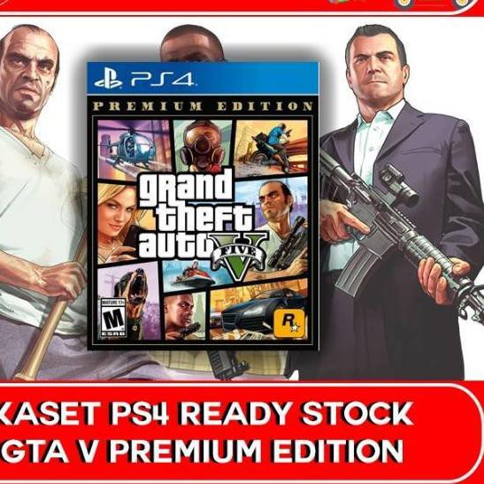 Thiết Bị Chơi Game Ps4 Gta V / Grand Theft Auto 5 Premium Region 3 Chất Lượng Cao