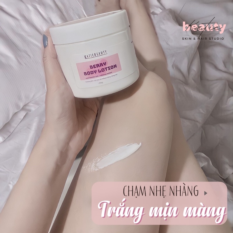 Combo dưỡng trắng body Scrub + body lotion phiên bản dùng thử