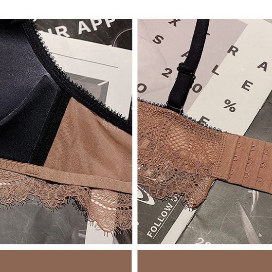 Bộ/Set đồ lót cao cấp cup ngang, phối ren nâng ngực quyến rũ LYEB008 | BigBuy360 - bigbuy360.vn