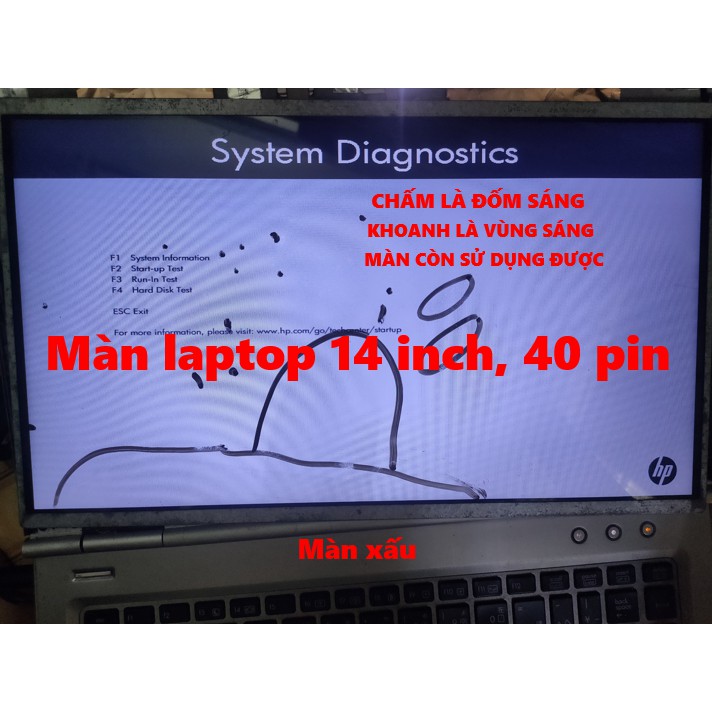 Màn hình laptop 14 inch dày 40 pin dùng Cho laptop Dell, HP, Asus, Samsung, Sony, Acer Lenovo, Toshiba. | BigBuy360 - bigbuy360.vn