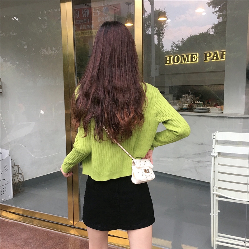 Áo khoác mỏng cổ chữ V dáng rộng xinh xắn thời trang xuân thu dành cho nữ | BigBuy360 - bigbuy360.vn