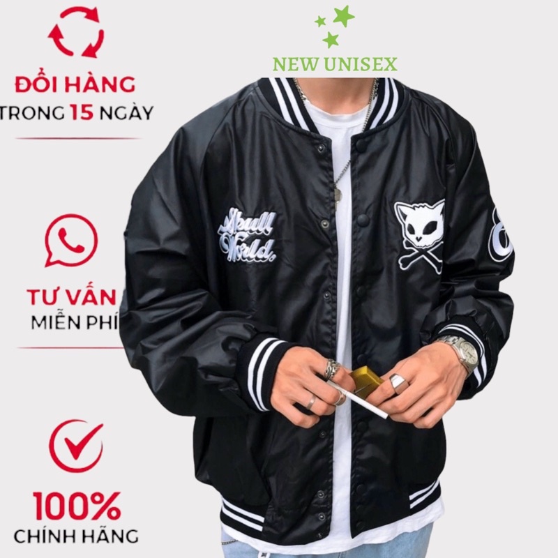 Áo Khoác Dù Boomber Nam Nữ Form Rộng in Chú Mèo Giận Dữ Phối Màu Siêu Ngầu TP05 [NewUnisex]
