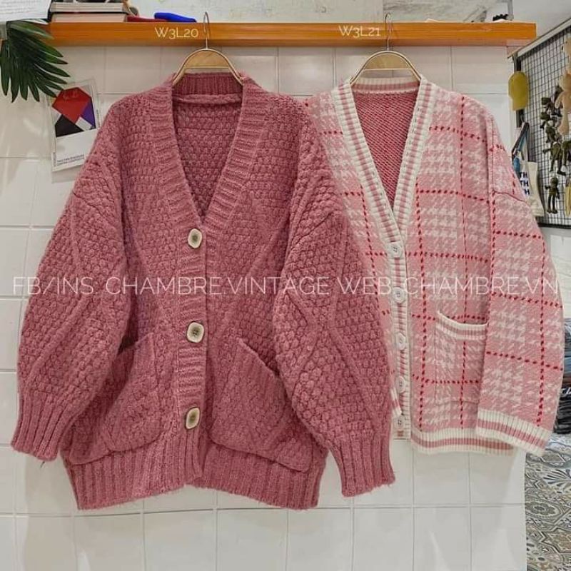 áo cadigan phom rộng tay bồng 79