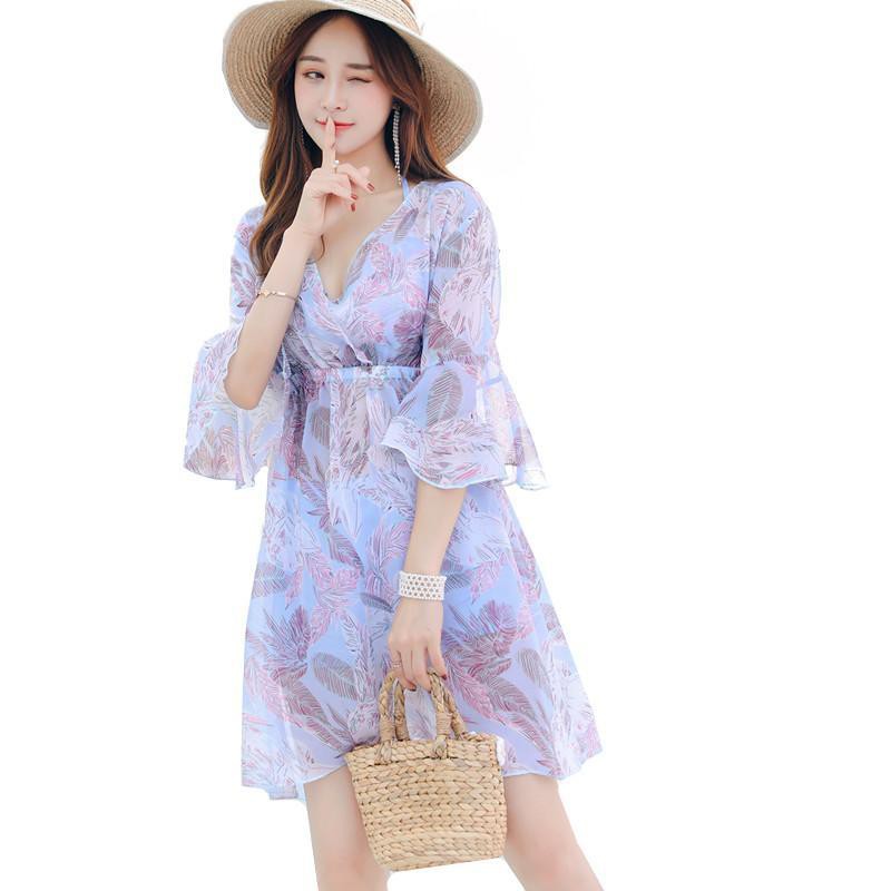 Set Đồ Tắm In Họa Tiết Hoa Lá Thời Trang Quyến Rũ Dành Cho Nữ | BigBuy360 - bigbuy360.vn