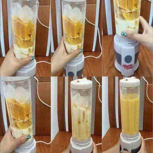 Máy xay sinh tố cầm tay Shake n take 3 in 1 loại 2 cối